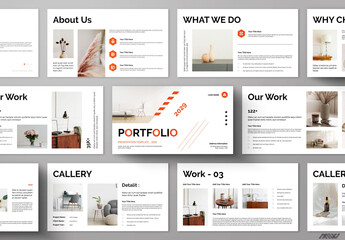 Portfolio Presentation Template Layout