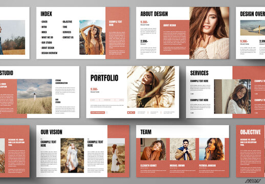 Design Portfolio Presentation Template