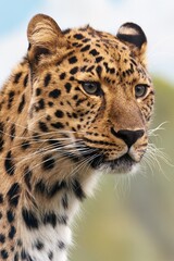 portrait of a leopard