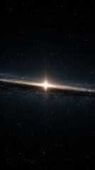 Cosmic Heart of a Distant Galaxy Revealing a Brilliant Core of Superheated Matter and Light