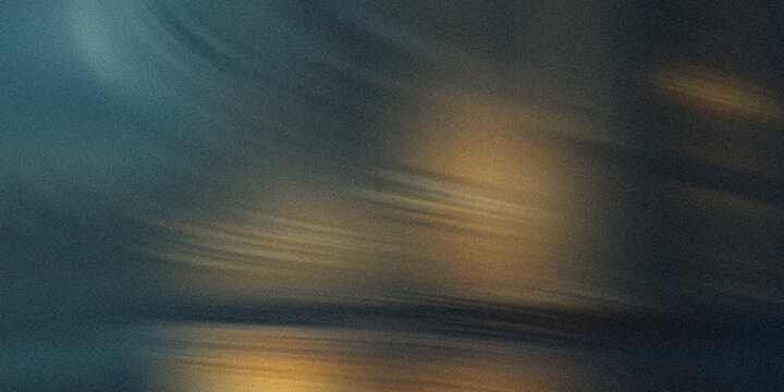 Abstract textured background with swirling patterns of deep teal and warm golden light, evoking a sense of cosmic nebulae or deepsea currents - Powered by Adobe