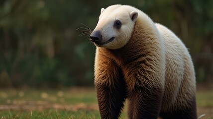 Close-up of a white-faced anteater