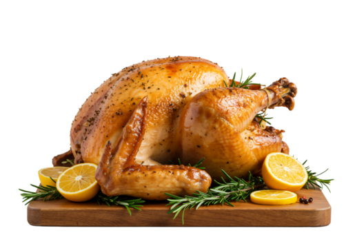 Roasted Turkey with Lemon and Rosemary – Symbol of Abundance, Tradition, and Festive Warmth
