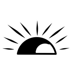sunrise ilustration icon