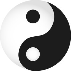 Yin and yang symbol.