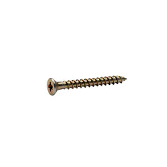 Closeup of a Square Drive Wood Screw Detailed View of Fastener on transparent background