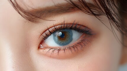 Obraz premium 白い背景に化粧品ボトルとスキンケア用品