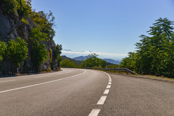 road in the mountains