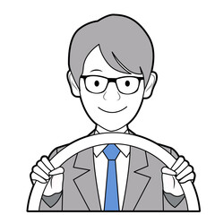 車の運転する男性