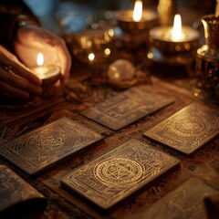 Fototapeta premium Insight tarot scene
