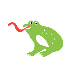 frog green vector