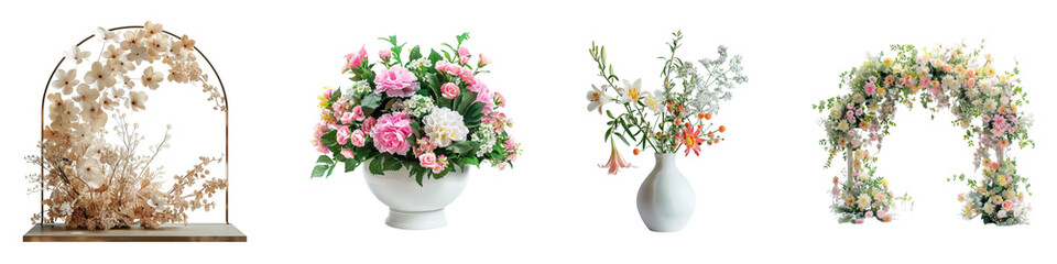 Beautiful Floral Arrangements for Weddings Events with Elegant Flower Choices