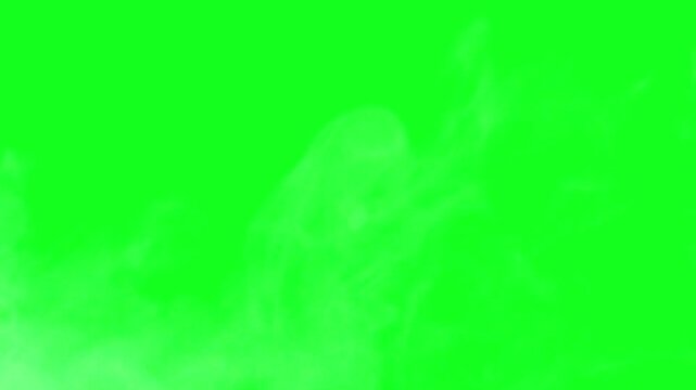 green screen (chroma key) abstract realistic smoke transitions, animation for Video Editing
