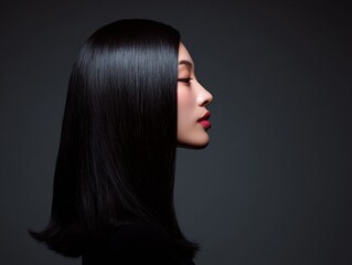 Japanese  achieve shiny black hair: tips and products for healthy sleek hair and style guide