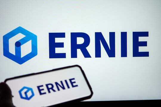 Qigndao,China-Sep.13.2025:ERNIE Bot, an AI chatbot developed by Baidu, is based on the company's ERNIE series of large language models.