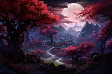 Obraz premium Seasonscape background landscape outdoors nature.