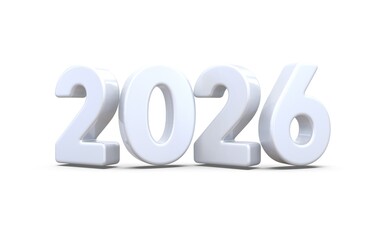 year, 3d, number, sign, new, symbol, business, 2026, text, icon, concept, illustration, new year, internet, letter, date, word, eve, celebration, blue, design, 2026, holiday, calendar