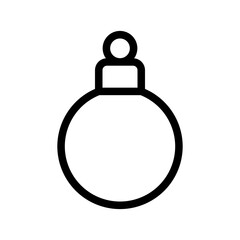 bauble line icon