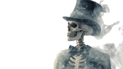 skull and crossbones isolated on white background