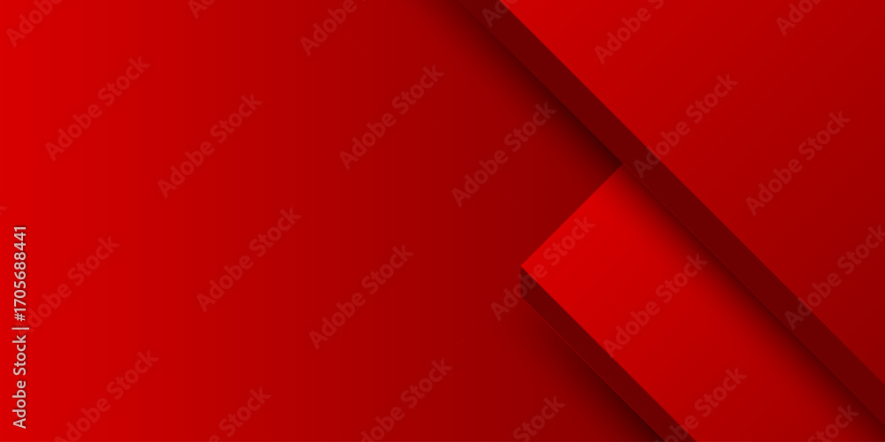 Poster minimal red background with smooth gradient and simple abstract shapes. elegant vector design, eps10