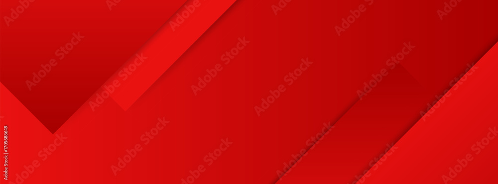 Poster Light red abstract background with smooth layered geometric pattern. Clean gradient vector design, EPS10.
