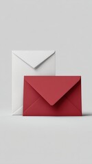 A mockup of two paper envelopes. 2