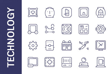 A diverse set of colorful social media icons for web communication and business design