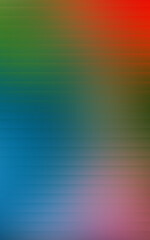Abstract pixelated gradient background with blue green and red colors