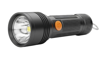 Senter Led Hitam Pencahayaan Kuat Untuk Petualangan