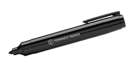 Spidol Permanen Hitam, Alat Tulis Untuk Keperluan Kantor