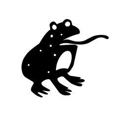 frog silhouette