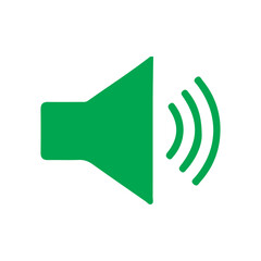 green speaker icon