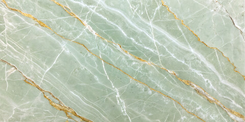 Elegant green marble with golden veins texture