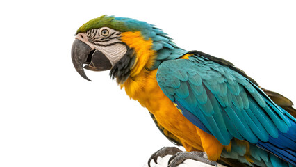 blue and yellow macaw