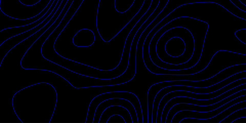 Stunning Digital Topographic Illustration Featuring Smooth Flowing Blue Contour Lines Over Dark Minimalistic Background for Modern Visualizations