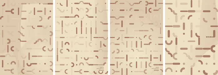 Obraz premium Abstract Geometric Vector Poster Background Design