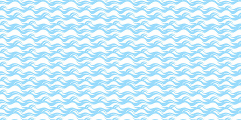 seamless waves geometric pattern