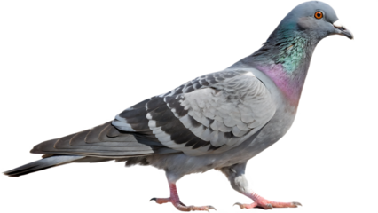 pigeon isolated on white background