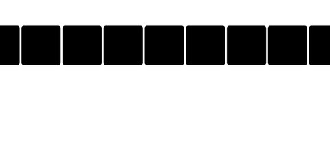 Video frame strip set, filn strip, negative, reel, photo reel, video reel, photography, photo negative border set