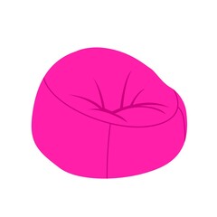 Bean bag vector illustration 