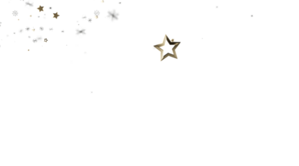 Elegant gold star with shimmering dust. Perfect for celebration, magic, and wishes.