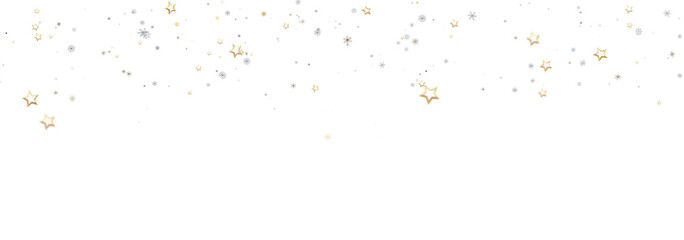 Obraz premium Elegant background with gold and silver stars, ideal for holidays and celebrations.