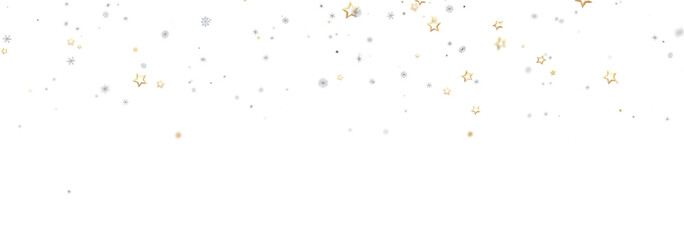 Elegant festive background with gold and silver stars. Perfect for holidays and celebrations.