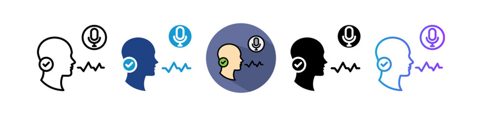 Voice Technology multiple icon