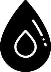 Simple Outline Liquid Drop Illustration Symbol Sign Graphic Element