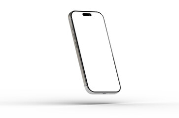 Clean design, isolated smartphone mockup. Perfect for app presentations and website designs.