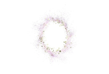 Sparkling star and glitter frame. Perfect for wedding, birthday, holiday, or celebration designs.  Add your text or image!