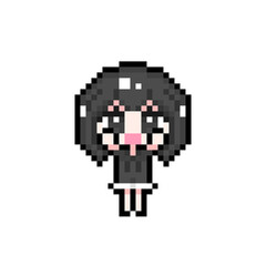 Pixel art girl 01 Raise both hands 02 (6)