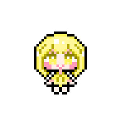 Pixel art girl 01 sitting (3)