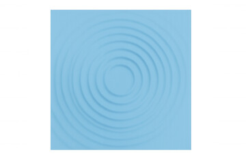 Fototapeta premium Light blue water ripples expanding on a transparent background, creating a soothing and meditative atmosphere